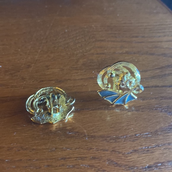 GORGEOUS vintage Clip On Earrings - Picture 4 of 5